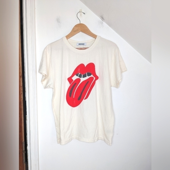 DAYDREAMER Stone Vintage Rolling Stones Set List Graphic Band Tee NEW Size M - Picture 1 of 6